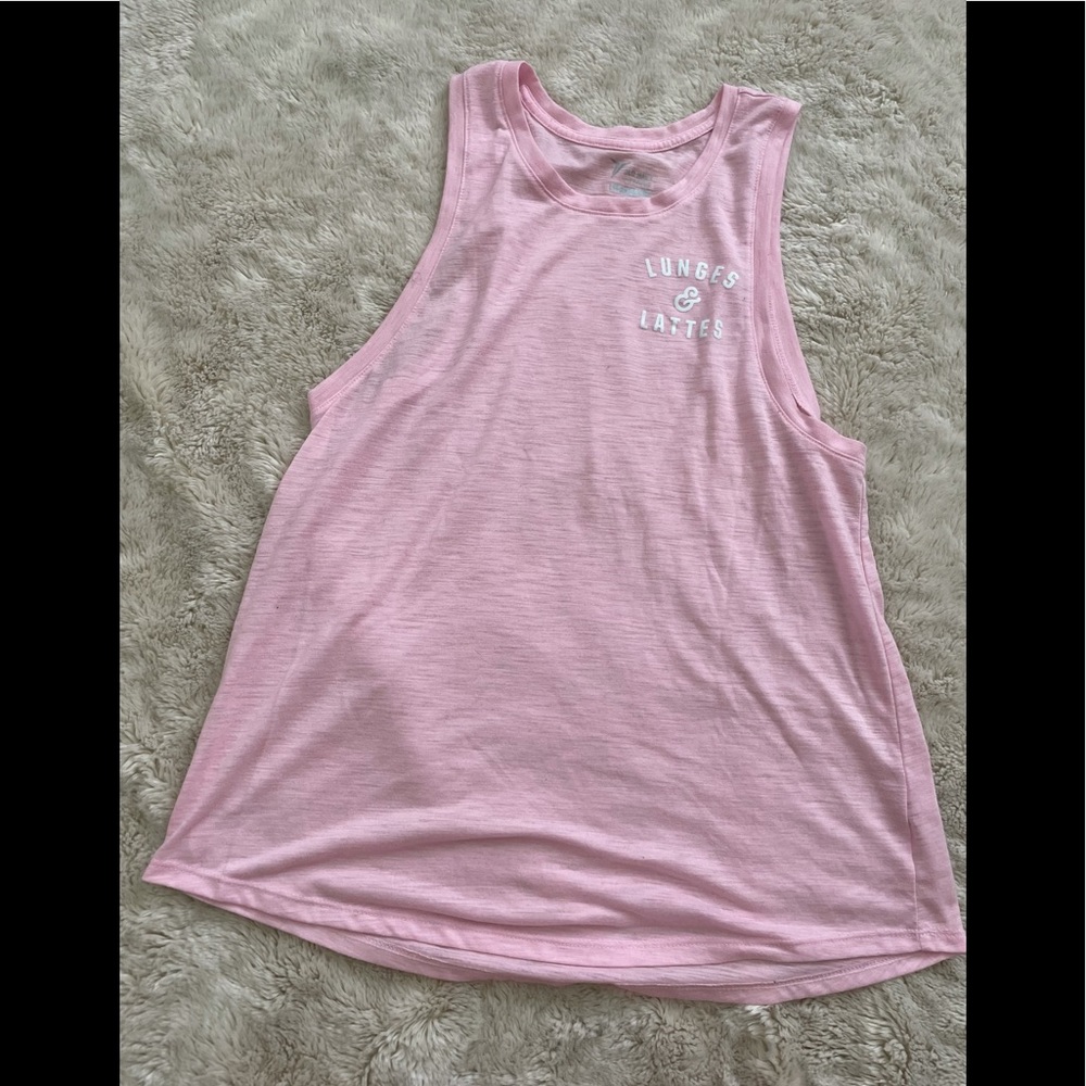 Old Navy- Lunges and Lattes Workout Tank - M